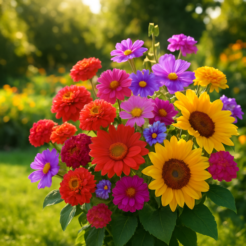 Flores coloridas